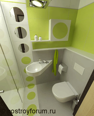 дизайн небольших ванных комнат
