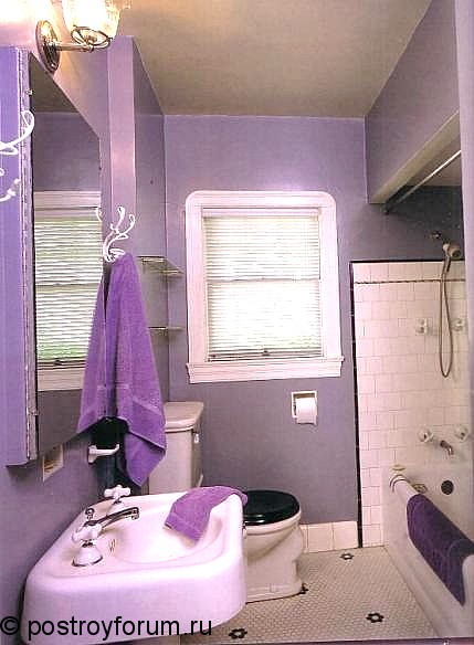 очень маленькая ванная комната дизайн