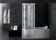 Что представляет собой комбинированное устройство, совмещающее ванну и душевую кабину?