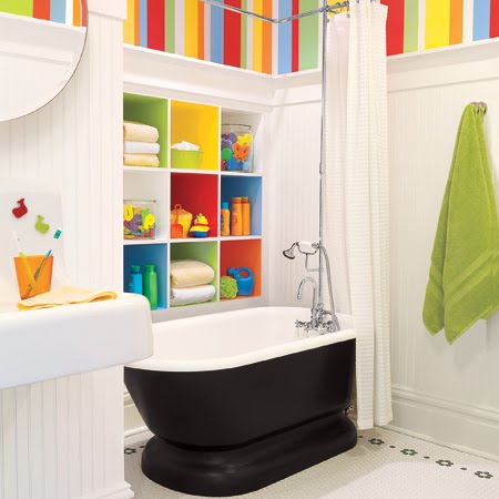 Дизайн ванной комнаты для ребенка