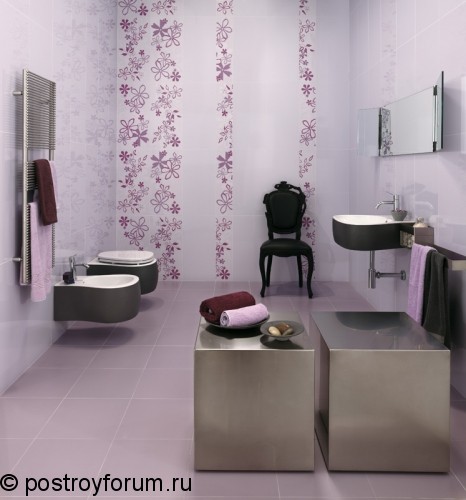 Ванная комната розовый бриз